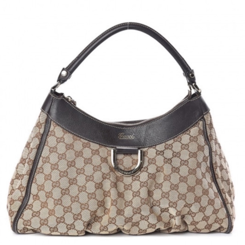 ‼️SALE💯Authentic Gucci Abbey D Ring Hobo Sukey Shoulder Bag Rare Handbag Purse
